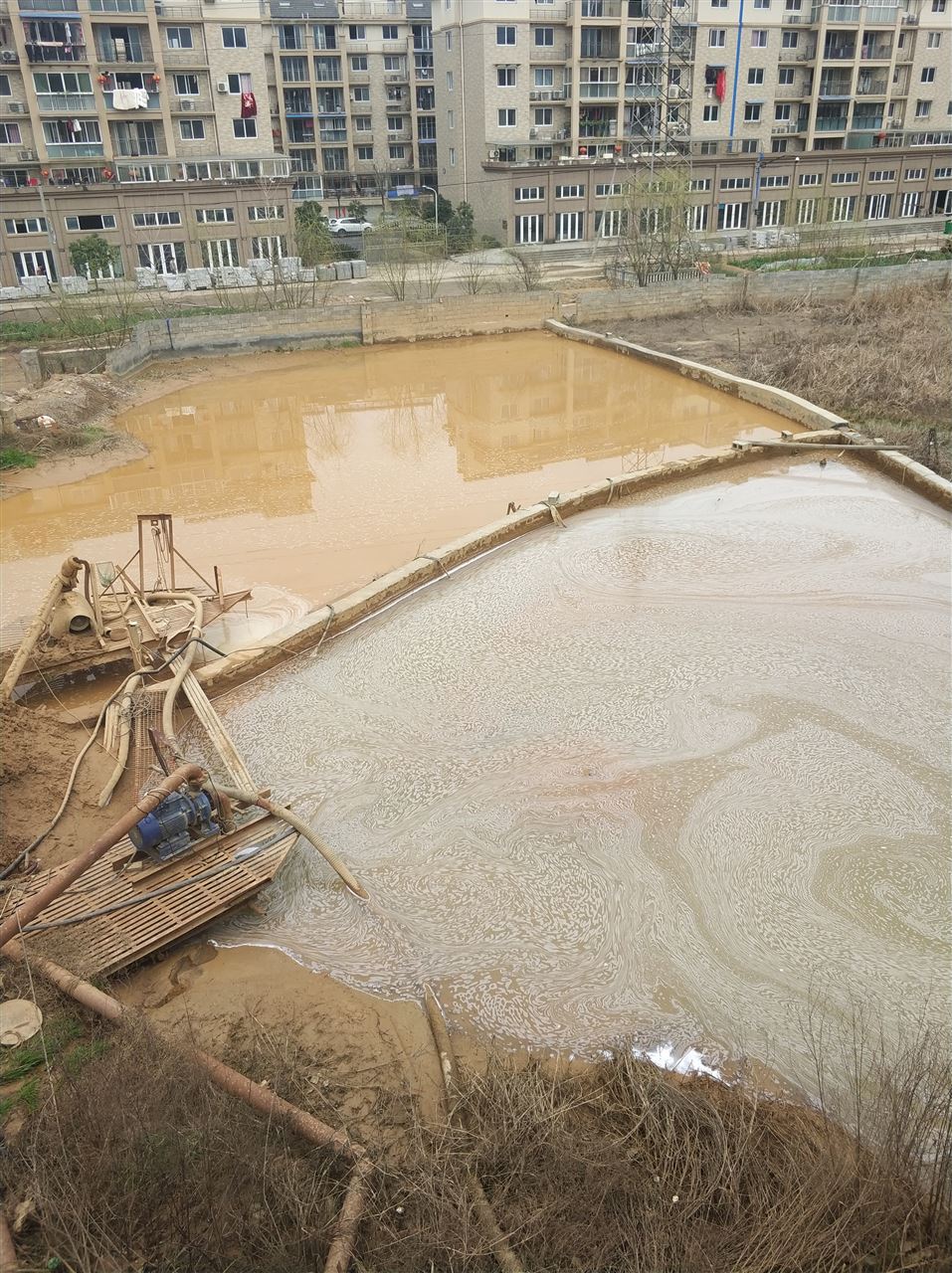 沈河沉淀池淤泥清理-厂区废水池淤泥清淤